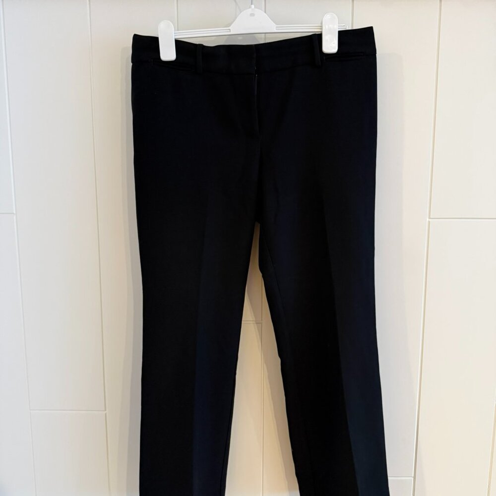LOFT Marisa Trouser - Classic Tailored Fit, Short Length, Straight, Black